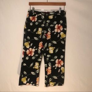 ZHISHUN CAPRI PANTS FLORAL ART VACATION FLORIDA 🏝🌺